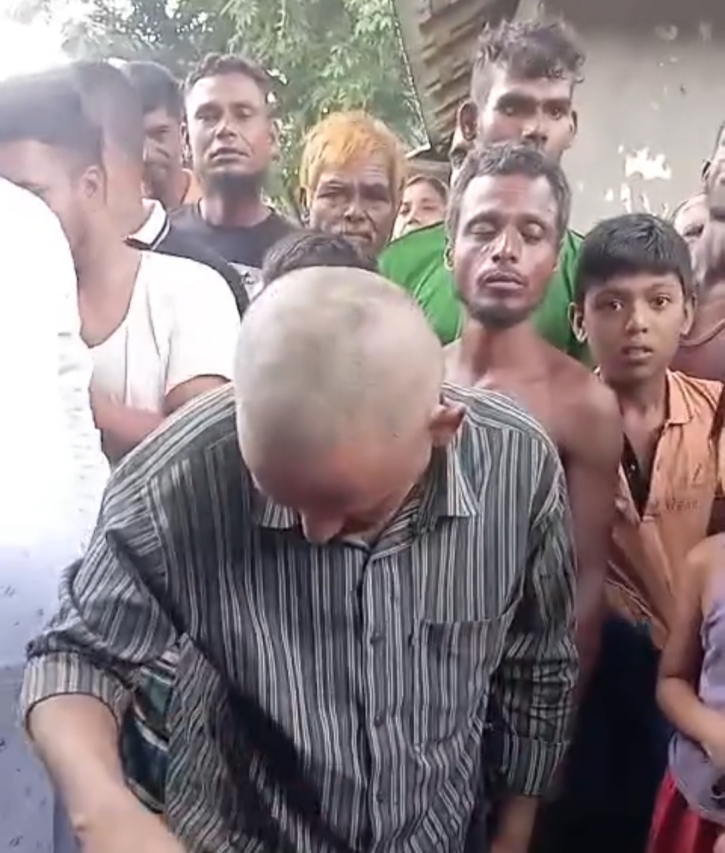 মোকামতলায় চুরি করতে গিয়ে ধরা, মাথা ন্যাড়া করে দিল জনতা